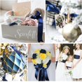 thumbnail image 4 of LAICAIW Solid Color Navy Blue Satin Ribbon, 1 Inches x 25 Yards Fabric Satin Ribbon for Gift Wrapping, Crafts, Hair Bows Making, Wreath, Wedding Party Decoration and Other Sewing Projects, 4 of 7