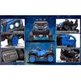 thumbnail image 3 of FINITO 24V Kids Ride on UTV 2WD/4WD Electric Off-Road Vehicle 4 Wheeler Battery Powered Truck with Storage Trunk Parent Remote Control Gift for Boy Girl Age 3+, Blue, 3 of 7
