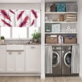 thumbnail image 5 of LALILO Kitchen Curtains and Valances Set of 3 36" Media Window Treatment Tiers for Window Decor, 5 of 5
