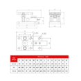 thumbnail image 2 of Weighing Sensor e Pressure Force Measuring Weight e Platform Scale Barrel Tank Scale Reaction ,Easy to Install, 2 of 5