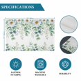 thumbnail image 6 of Green Eucalyptus Leaves Placemats Set of 12, Summer Botanical Daisy Floral Placemats for Dining Table, Place Mats for Kitchen Tabletop, Waterproof Wipeable Dining Table Mats Set, 6 of 9