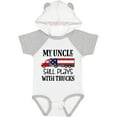 thumbnail image 3 of Inktastic My Uncle Still Plays with Trucks Boys or Girls Baby Bodysuit, 3 of 5