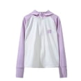 thumbnail image 2 of Sun Hoodie for Kids Lightweight Breathable UPF50+ Outdoor Sports Jacket Girls Boys Summer WearPurple12-13 Years, 2 of 6