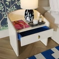 thumbnail image 6 of TOV Furniture Collins Cream Lacquer Nightstand, 6 of 7