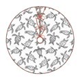thumbnail image 1 of Fotbe Hand Drawn Turtle Pattern Christmas Tree Skirt, Tree Skirts Plush Christmas Decorations, Christmas Tree Skirts Xmas Decorations Holiday Party Decor-48", 1 of 6