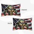thumbnail image 2 of Salouo giant bass with big muscles Print Print Pillow Case Cover,Wrinkle-Free Bed Pillow Cover Pack of 1 Home Decor Fade-Resistant and Stain-Resistant ,Pillows Not Included-16"x24", 2 of 6
