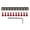 Red, variant on Riousery M6 Motorcycle Windscreen Fairing Bolt Kit Fastener Clip Screw Anodized Aluminum Replacement Universal Fit For Kawasaki Suzuki Red 21 Pieces Hardware Set (3.15 inches / 8.0 cm)