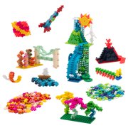 Plus-Plus: Learn To Build - Colorverse - 1000pc Set, Interlocking Mini Puzzle Blocks, Free Play Bricks, STEM Construction & Building Toy, Kids Ages 5+