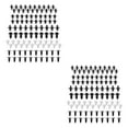 thumbnail image 2 of Redempat 100 Pieces Plastic Automobile Retainer Clip Detachable ATV Fixing Fastener 2Set, 2 of 6