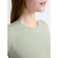 thumbnail image 3 of Joyspun Women’s Everyday Seamless Shirt with Long Sleeves, Sizes XS-3XL, 3 of 5