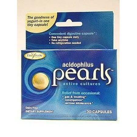 Acidophilus Pearls - Enzymatic Therapy, Acidophilus Pearls Probiotic Capsules - 30 ea