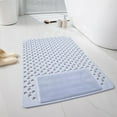 thumbnail image 6 of Gumesh Non-Slip Bath Mat, 16x28 Inch Square Waterproof Shower Floor Mat, Foot sole brush Bathroom Carpet with Quick-Drain Design for Tub & Shower, 6 of 6