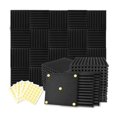 thumbnail image 1 of 52 Pack Acoustic Foam Panels 1 X 12 X 12 inch for Home, 1 of 5