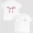 white, variant on Minimalist Pink Bow T Shirt, Stylish Casual Graphic Apparel for Women Daily Wear