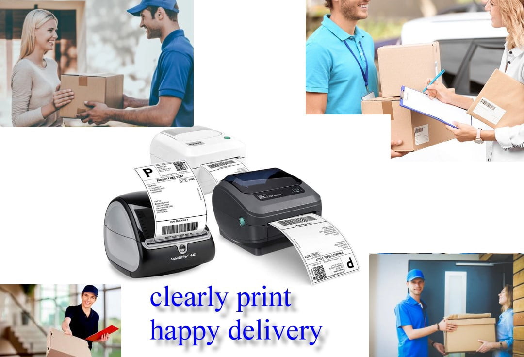 Thermal Direct Labels, Pack of 6000 Fan-Fold 4x6 Shipping Label with Perforation, FanFold 4”x6” Labels, Compatible with Zebra & Most Printer, Strong Adhesive, Clear Print, UPS Certified