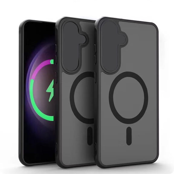 GJX for Galaxy A15 5G Phone Case Galaxy A15 5G Phone Case: [Compatible with [Screen Protector] Matte Translucent Military-Grade Protection for A15 Cover - Black