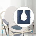thumbnail image 6 of Commode Chair Cushion Toilet Pad Seat Cover Thickened Soft Sponge for Bedside Commodes and Home Use, 6 of 9