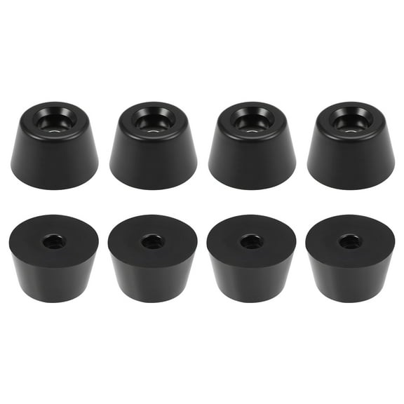 Rubber Furniture Pads 25mm x 20mm Anti-Slip Bumpers 15mm Height 8Pcs