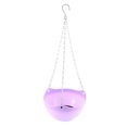 thumbnail image 1 of Unique Bargains Plastic Hanging Chain Plant Planter Basket with 40cm Chain Length, Sky Blue, 1 of 8