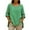 Green, variant on Fashion Fall Saving Women's Blouse Womens Shirts Fall 3/4 Sleeve T Shirts for Women Plus Womens Blouses Fall My Items ordered