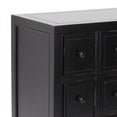 thumbnail image 2 of CD Chest with 9 Small Drawers and Round Knobs, Antique Black- Saltoro Sherpi, 2 of 5
