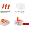 thumbnail image 3 of 50 Pieces Electrical Connectors, Wire Quick Connect Terminal, 3 Types, 2, 3 and 5 Inputs, 3 of 5