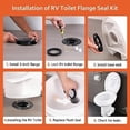thumbnail image 5 of High-Quality RV Toilet Seal & Flange Kit - Perfectly Compatible with RV 300/310/320 Series Toilets, 5 of 5