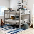 thumbnail image 2 of Furniture of America Edith Wood Full over Full Bunk Bed in Gray, 2 of 7