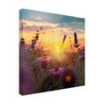 thumbnail image 4 of Canvas Wall Art - Ray Heere 'Flowering Fields 6' Wall Art for Living Room, Bedroom, or Office Décor by Trademark Fine Art - 14 x 14 Inches, 4 of 4
