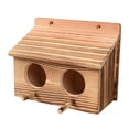 thumbnail image 1 of Hummingbird Birdhouse para exterior, de pájaro tejido, de pájaro natural para exterior Zulema casa de pájaros, 1 of 8