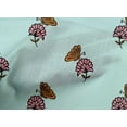 thumbnail image 4 of oneOone Cotton Poplin Fabric Floral & Block Print Fabric By The Yard 42 Inch Wide, 4 of 4