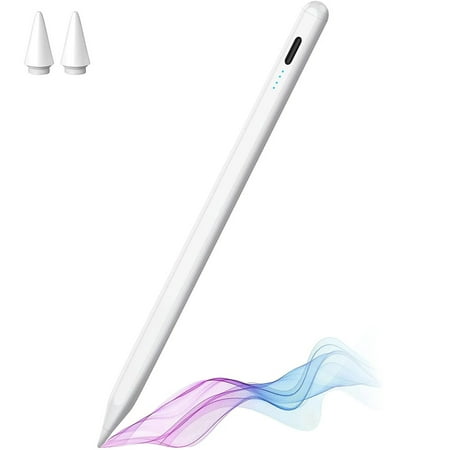 Stylus Pen for Apple iPad, Palm Rejection & Tilt Active 1st 2nd Generation Pencil Compatible with After 2018 iPad Pro 11/12.9, iPad 9/8/7/6, iPad Air 4/3, iPad Mini 6/5