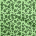 thumbnail image 1 of oneOone Polyester Spandex Mint Green Fabric Leaves & Clover Sewing Material Print Fabric By The Yard 56 Inch Wide, 1 of 5