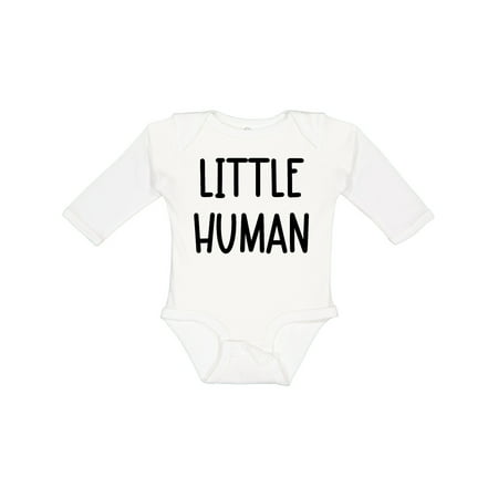 

Inktastic Baby Little Human Gift Baby Boy or Baby Girl Long Sleeve Bodysuit