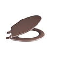 thumbnail image 2 of Fantasia 17 Inch Chocolate Standard Wood Toilet Seat, 2 of 2