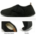 thumbnail image 4 of Ecetana Slippers for Women Fuzzy Slippers Warm Slip On House Sock Shoes with Hook Loop, 4 of 6