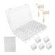 thumbnail image 1 of Organizador de hilo de , caja organizadora de hilo de , bobinadora portátil extraíble transparente para bobinado, almacenamiento de, 1 of 9