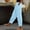 🔥 Light Blue, variant on Sentmoon Petite Linen Pants for Women Solid Color High Elastic Waist Womens Trouser Pants Oversized Relaxed Fit Straight Leg Active Summer Pants Women Holiday for Everyday Casual Wear