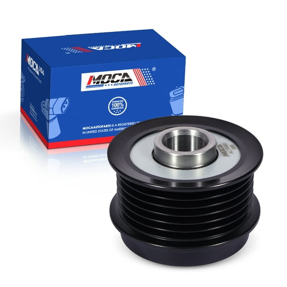 MOCA AUTOPARTS 37015P Decoupler Pulley Fit for 1998-2013 Toyota Corolla 1.8L & 2008-2014 Scion xD 1.8L & 2001-2007 Dodge Caravan 3.3L