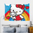 thumbnail image 5 of Hello Kitty Tapestry, Wall Hanging Tapestry, Wall Art Tapestries Poster, Home Decor For Bedroom Living Room Dorm, 60"X40", 5 of 8