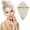 Khaki, variant on TUOBARR Double Coral Fleece Hair Drying Cap Women's Microfiber Absorbent Quick Drying Hat Instant Dry Hair Towel Fast Drying Hair Towel