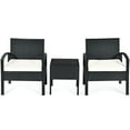 thumbnail image 5 of BLACK JAGUAR Cushioned Outdoor Wicker Rattan Chair Set Patio Furniture Backyard Seat, 5 of 5