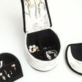 thumbnail image 3 of ORE International 9" Tall Display Jewelry Box with Hooks, High Heel Shoe Design, Stencil Letter Print, 3 of 5