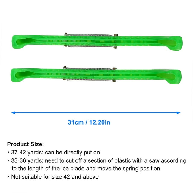 Protectoros Para Patines Sobre Hielo, 1 Par de Protectores de PlásTico para Patines Sobre Hielo Protectorados para Patines Artínsticos Protectorados para Patines de Hockey
