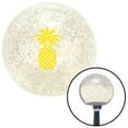 thumbnail image 1 of Yellow Pineapple Clear Metal Flake Shift Knob with M16 x 1.5 Insert Shifter Auto, 1 of 1