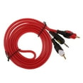 thumbnail image 2 of MERIGLARE RCA Cable Shielded 3.5mm Male To 2RCA Male Stereo Audio Y Cable 5Ft For, 2 of 7