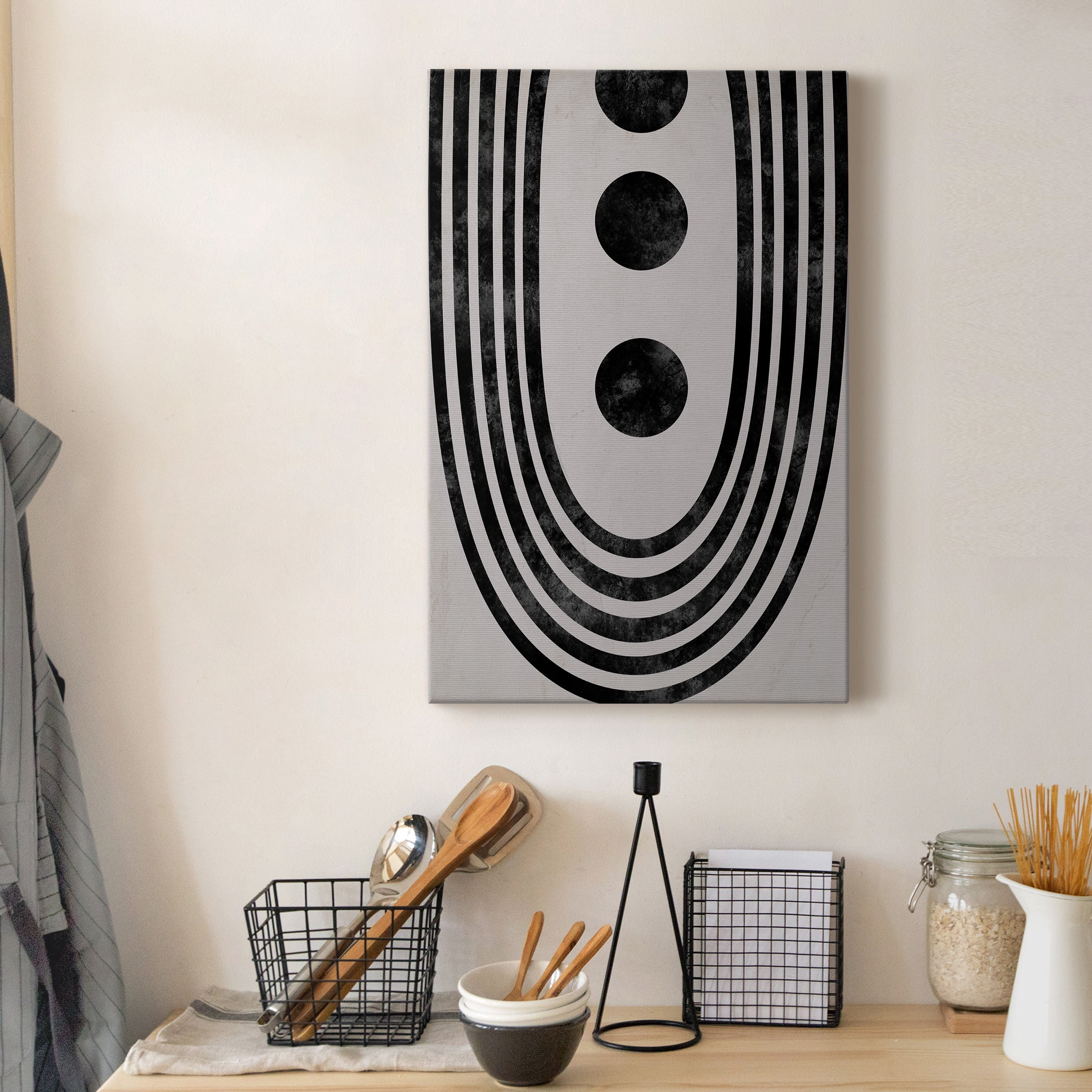 Tubular Abstract II Premium Gallery Wrapped Canvas - Ready to Hang - 18 x 27