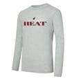 thumbnail image 2 of Men's Concepts Sport Wine/Heather Gray Miami Heat Regulate Long Sleeve T-Shirt & Plaid Pant Set, 2 of 5