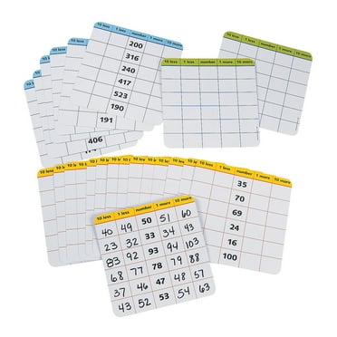 Dry Erase 10 More 10 Less Cards - Educational - 24 Pieces
