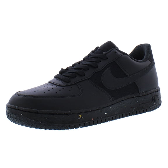 Nike Air Force 1 Crater Next Nature Leather Unisex Shoes Size 7, Color: Black/Off Noir/Volt